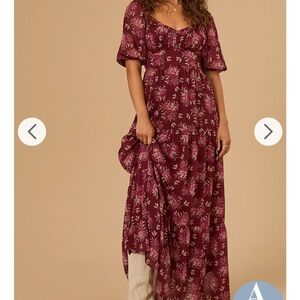 Floral Tiered Maxi Dress - Worn once for photos